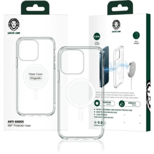 GreenLion 360? Anti-Shock Clear Case for iPhone 14 (6.1") ? Slim, Durable, Shockproof | GNAS36014CL