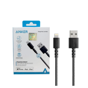 Anker PowerLine Select+ USB-A to Lightning Cable 3ft (MFi Certified) for iPhone, iPad, iPod ? Fast Charging & Data Sync, Black