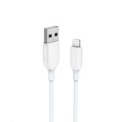 Anker Powerline+ II Lightning Cable 3ft (MFi Certified, Durable Braided USB-A to Lightning Cord, iPhone Charger Cable, White, Model A8812H21-WT)