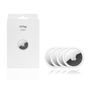 Apple AirTag 4-Pack - Silver | Item Tracker for iPhone & iPad | Precision Finding, Bluetooth, Water Resistant