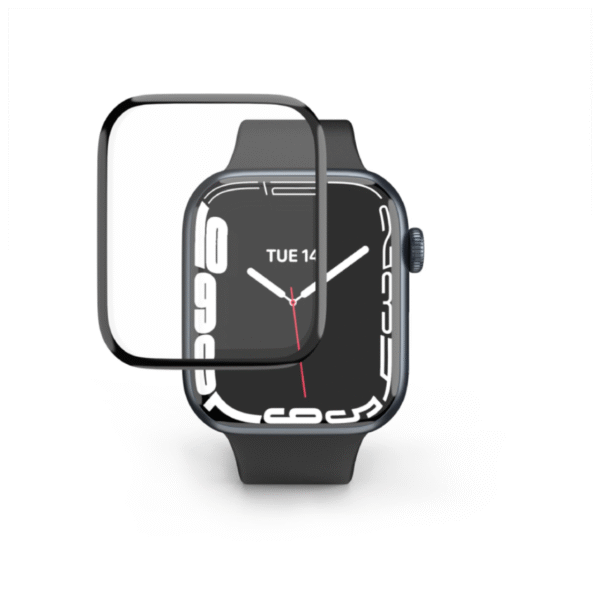 Promate 44mm 3D Tempered Glass Screen Protector for Apple Watch Series 4/5/6/SE/7/8/9 | GUARDIO-44