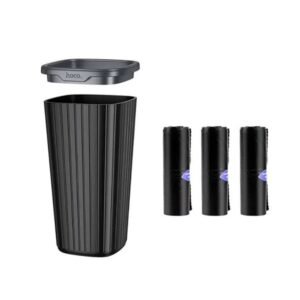 Hoco ZP12 Compact Car Trash Can Black