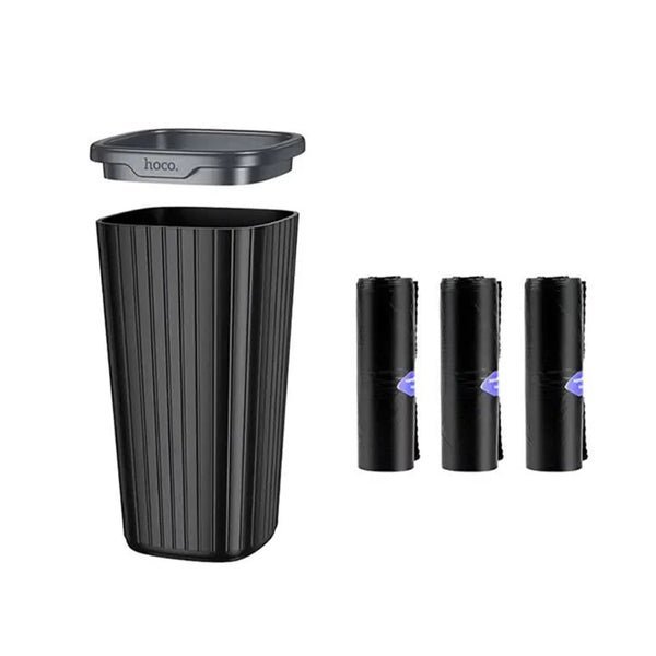 Hoco ZP12 Compact Car Trash Can Black