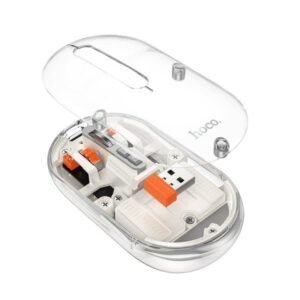 Hoco Magnetic Silent Transparent Mouse GM35 Transparent & Orange