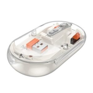 Hoco Magnetic Silent Transparent Mouse GM35 Transparent & Orange