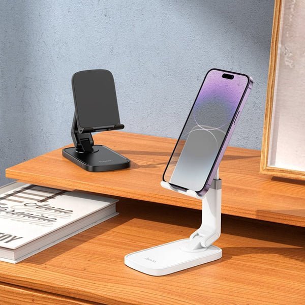 2025/11/1000338280.jpg Hoco Folding Phone Desktop Stand HD8 White