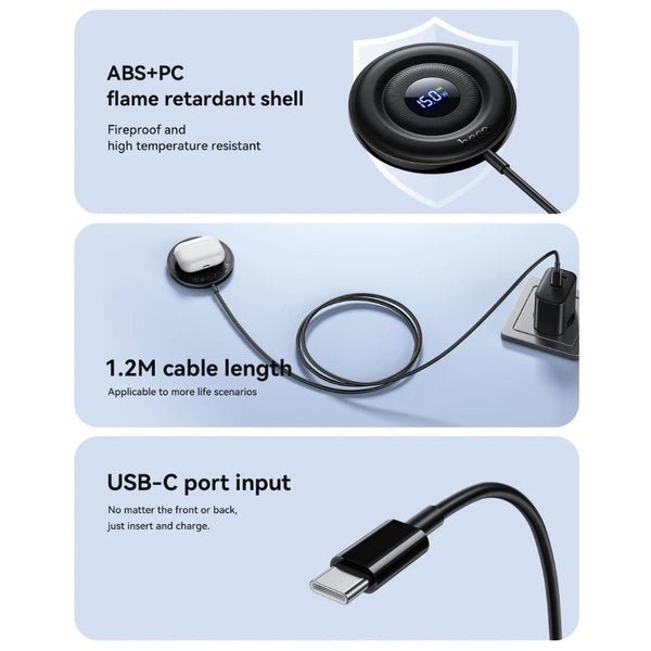 Hoco Magnetic Wireless Charger CW61 Black