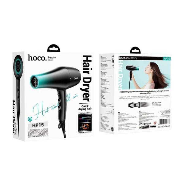 Hoco Hot and Cold Air Hair Dryer HP15 Gradient Blue & Black