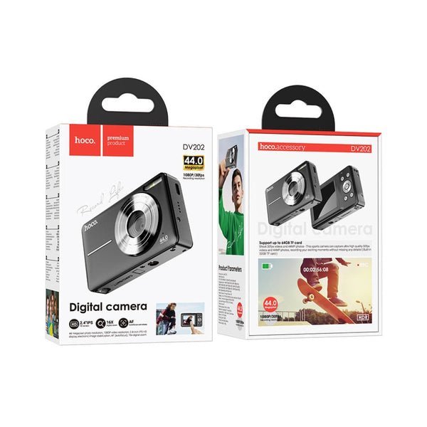 2025/11/1000338984.jpg Hoco FullHD video Digital camera DV202 Black