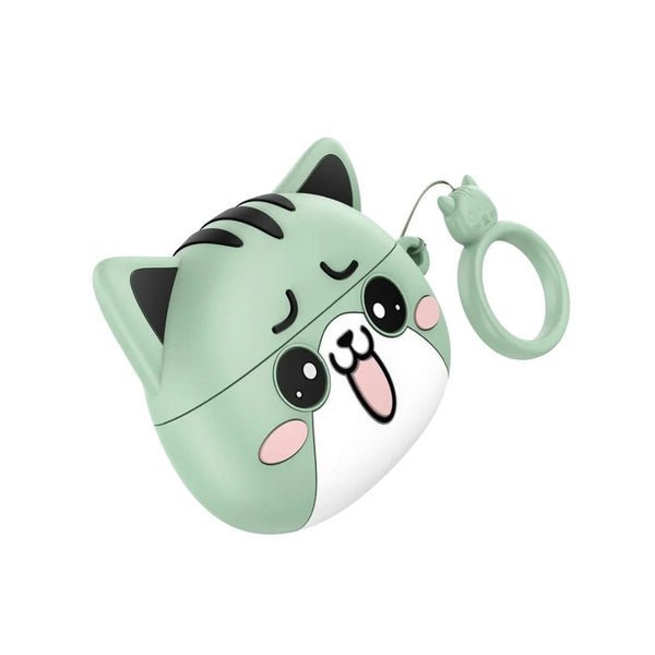 Hoco TWS Earbuds with Silicone Case EW48 Green