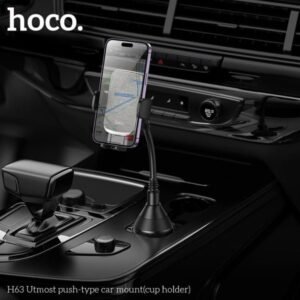Hoco Car Cup Phone Holder H63 Black