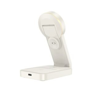 2025/11/1000339596.jpg Hoco Folding Magnetic Wireless Charger CQ3 Milky White