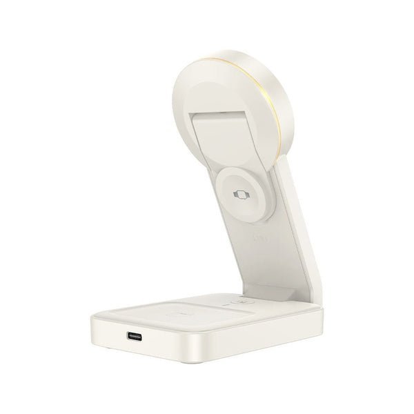 2025/11/1000339596.jpg Hoco Folding Magnetic Wireless Charger CQ3 Milky White