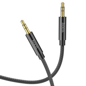 2025/11/1000339627.jpg Hoco Aux Audio Cable 1m UPA19 Black