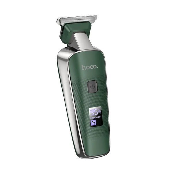 2025/11/1000339651.jpg Hoco Electric Hair Clipper HP23 Silver & Green