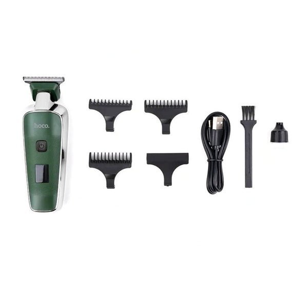 2025/11/1000339657.jpg Hoco Electric Hair Clipper HP23 Silver & Green