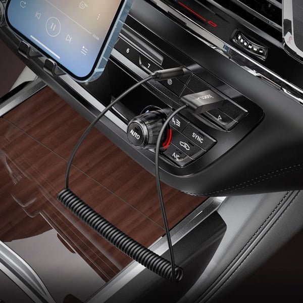 Hoco Car AUX Bluetooth Receiver E78 Black