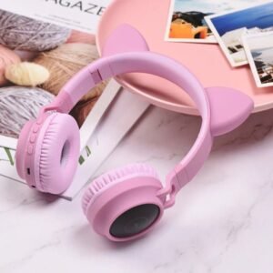 Hoco Wireless Cat Ear Headphones W27 Pink