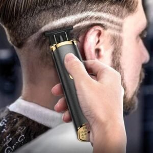 Hoco Retro Design Engraving Electric Hair Clipper HP22 Black