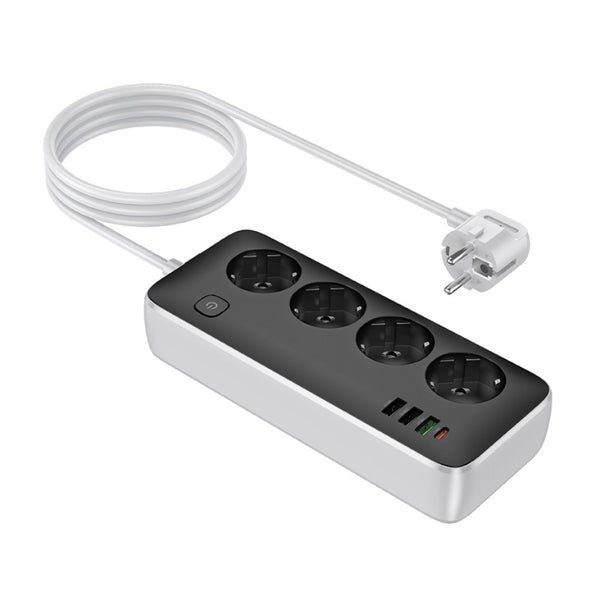 Hoco Power Strip PD30W 1C3A AC22 White & Black