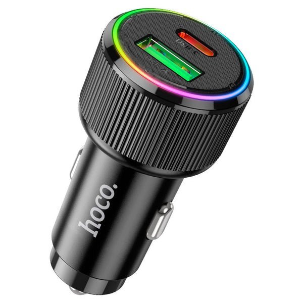 Hoco 38W Car Charger NZ14A Black