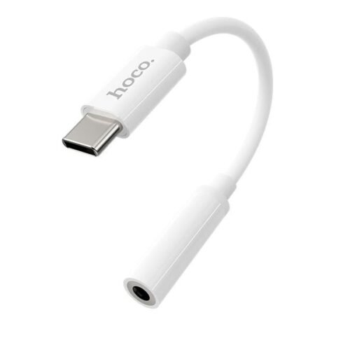 Hoco USB-C to 3.5mm Audio Converter Adapter LS30 White