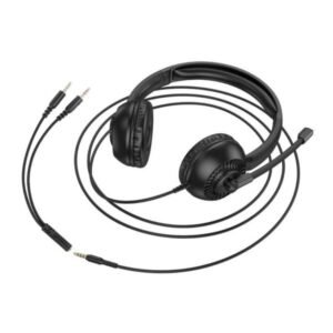 2025/11/1000342534.jpg Hoco Wired Headphones With Mic 3.5mm W112 Black