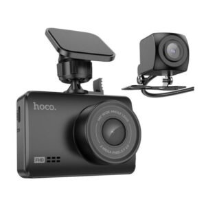 Hoco Dash Cam Dual Channel Driving Recorder DV3 Black