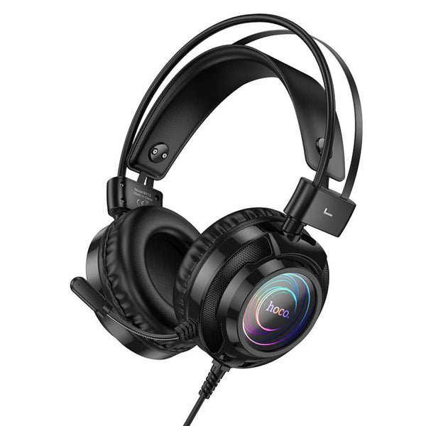 Hoco Wired RGB Gaming Headphones W110 Black