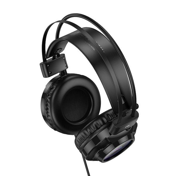 Hoco Wired RGB Gaming Headphones W110 Black