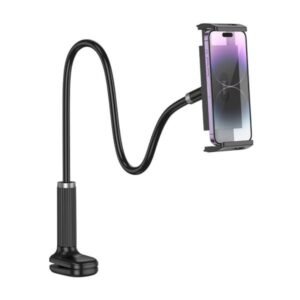 2025/12/1000344204.jpg Hoco Clip-On Lazy Stand for Tablets and Phones HD10 Black