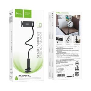 2025/12/1000344209.jpg Hoco Clip-On Lazy Stand for Tablets and Phones HD10 Black