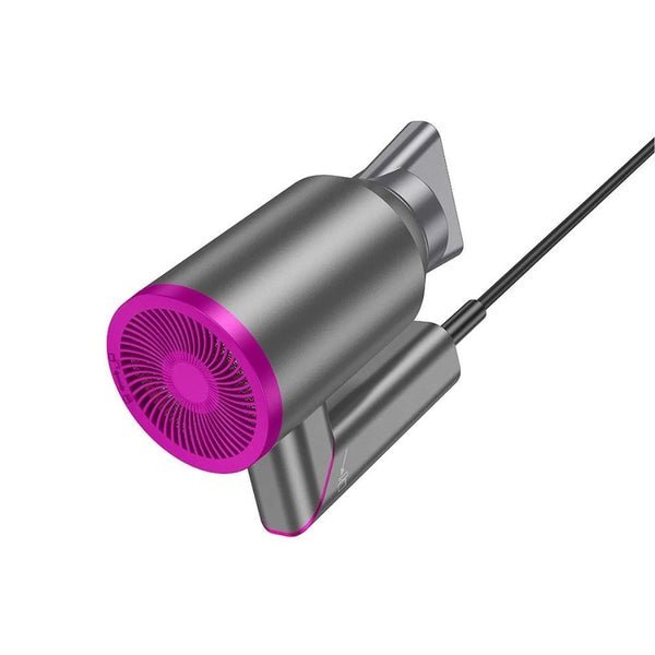 Hoco Hot and Cold Air Foldable Hair Dryer HP13 Plus Gray & Pink