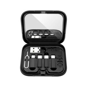 2025/12/1000344290.jpg Hoco Multifunction Charging Data Cable Set 60W U114 Black