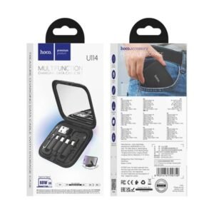 2025/12/1000344296.jpg Hoco Multifunction Charging Data Cable Set 60W U114 Black