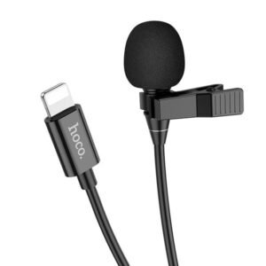 Hoco Lavalier Microphone for Lightning iPhone L14 Black