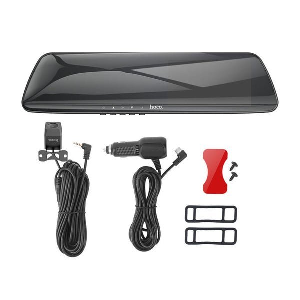 2025/12/1000344598.jpg Hoco Dash Cam Dual Channel Driving Recorder DV4 Black