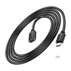2025/12/1000345751.jpg Hoco US13 HDTV Male to HDTV Female Extension Cable 4K Black