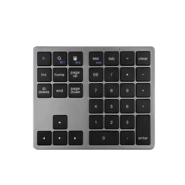 Coteci 35 Key Numeric Wireless Keypad Gray