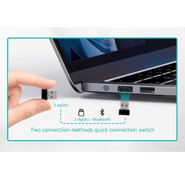 Coteci 35 Key Numeric Wireless Keypad Gray