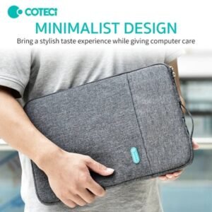 Coteci Notebook Liner Sleeve Bag for 13-inch Laptop Gray