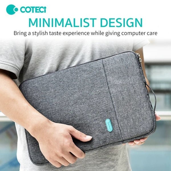 Coteci Notebook Liner Sleeve Bag for 13-inch Laptop Gray