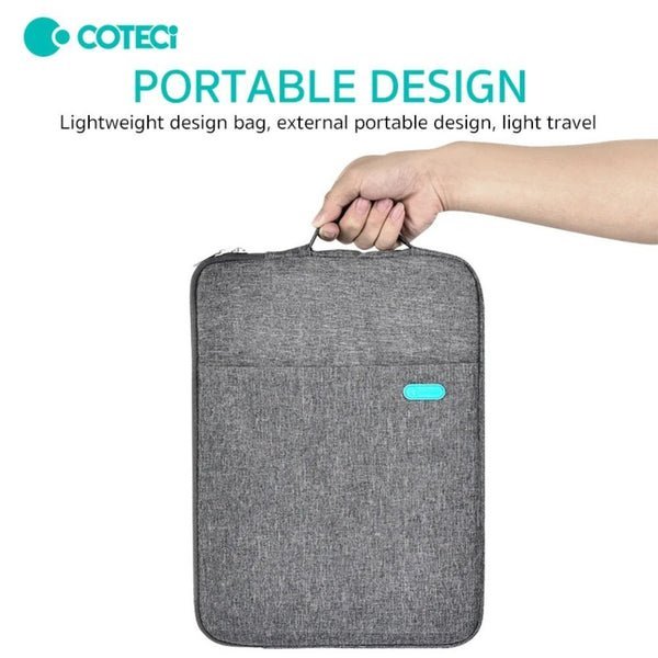 Coteci Notebook Liner Sleeve Bag for 13-inch Laptop Gray