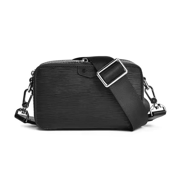 2025/12/1000347080.jpg Coteci Luxury Genuine Leather Square Satchel Bag Black