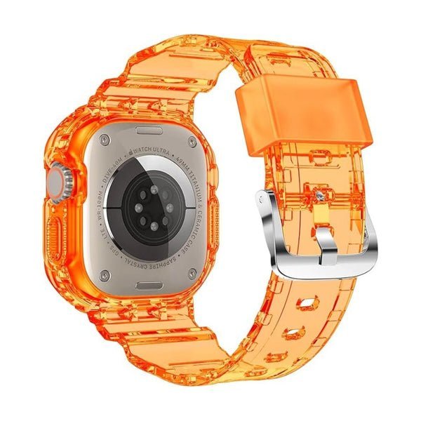 Coteci Integrated Case Strap for Apple Watch Ultra Orange