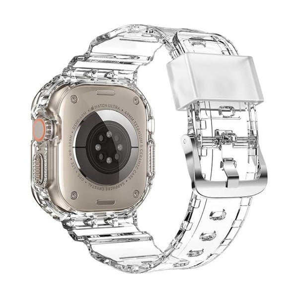 Coteci Integrated Case Strap for Apple Watch Ultra Transparent