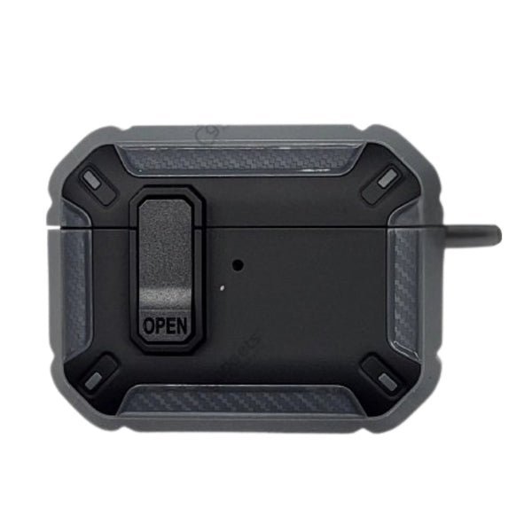 Coteci Protective Heavy Armor Case for Apple AirPods Pro 3 Black & Gray