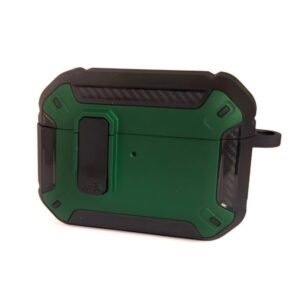 Coteci Protective Heavy Armor Case for Apple AirPods Pro 3 Black & Green