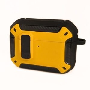 Coteci Protective Heavy Armor Case for Apple AirPods Pro 3 Black & Yellow