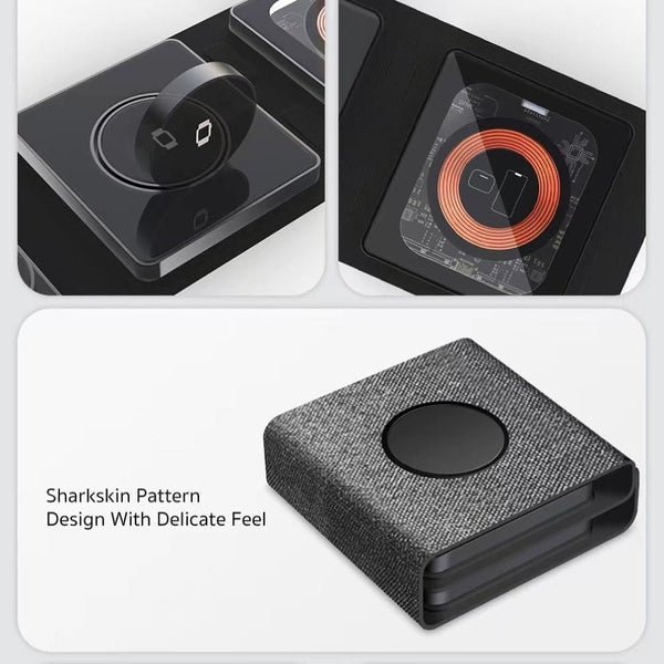 Coteci 4 in 1 Wireless Folding Charger Black